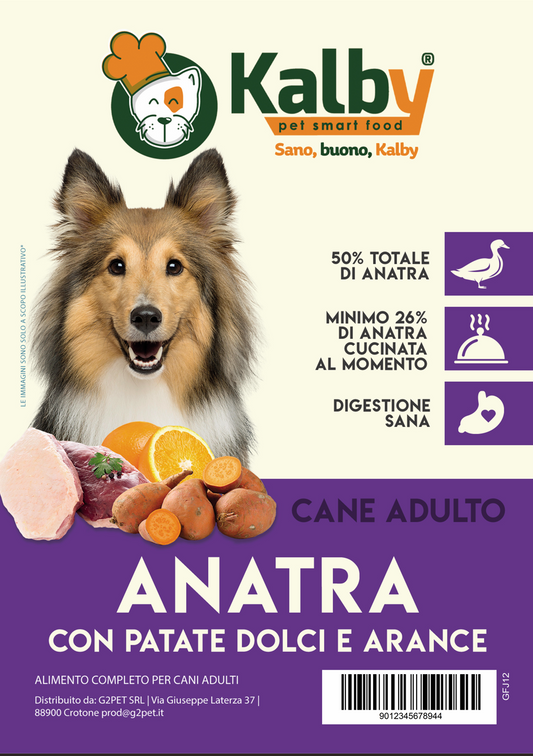 Crocchetta GRAIN FREE - ADULTO taglia MEDIA/GRANDE - ANATRA PATATE DOLCI e ARANCIA